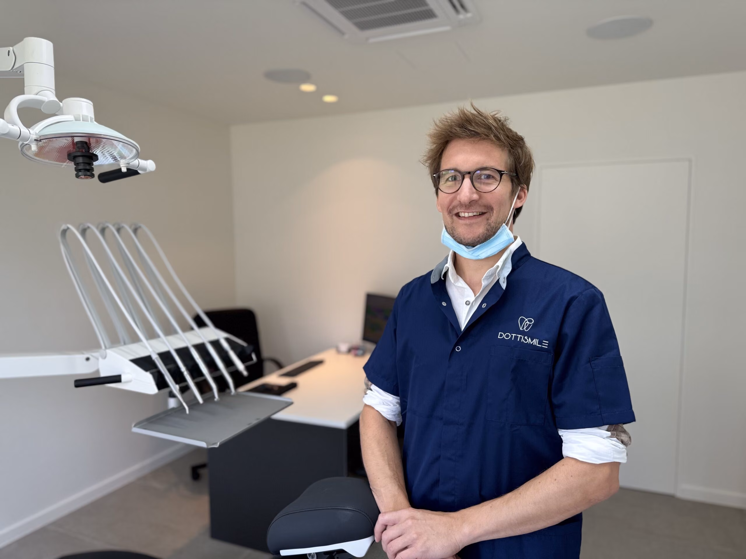 Thibault Delcour in de praktijk Dottismile